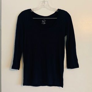 J. Crew Navy Blue Painter Tee